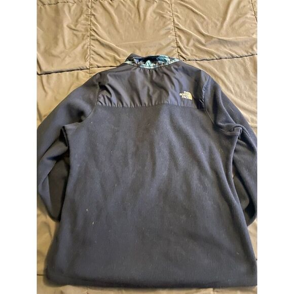 The North Face Plaid Fleece Pullover Jacket Women’s Medium Preowned Denali Style - Picture 4 of 4